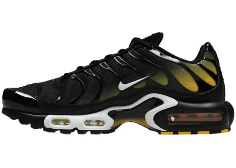 Nike Air Max Plus Tuned 1 Black University Gold White - Image 4